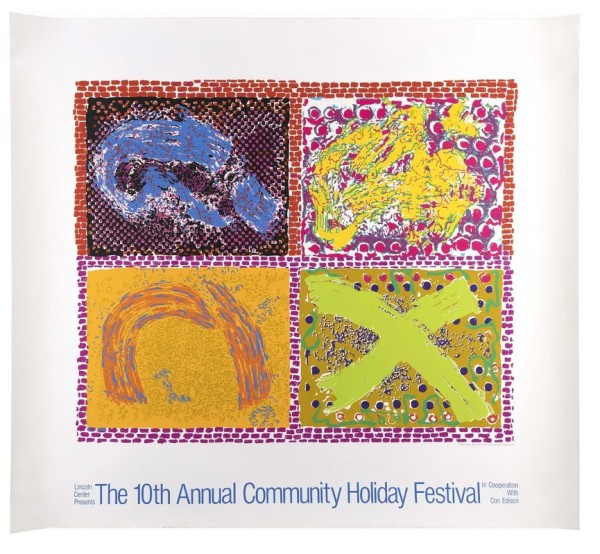 Lincoln Center 10th Annual Community Festival Poster by Nancy Graves