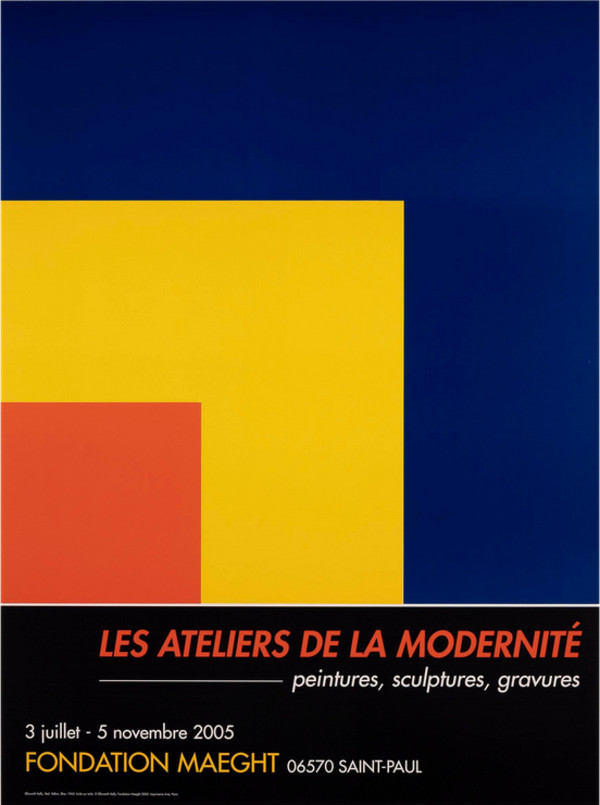 Red, Yellow and Blue (Les ateliers de la modernité MAEGHT) by Ellsworth Kelly