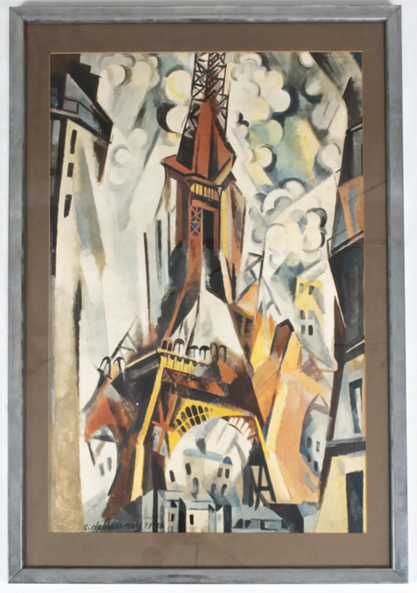 La Tour Eiffel 1910 by Robert Delaunay