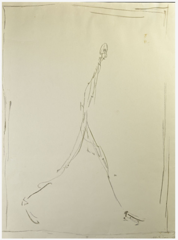 L'homme qui marche by Alberto Giacometti