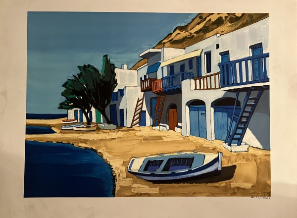 Village de pecheurs à Milos by Jean Claude Quilici