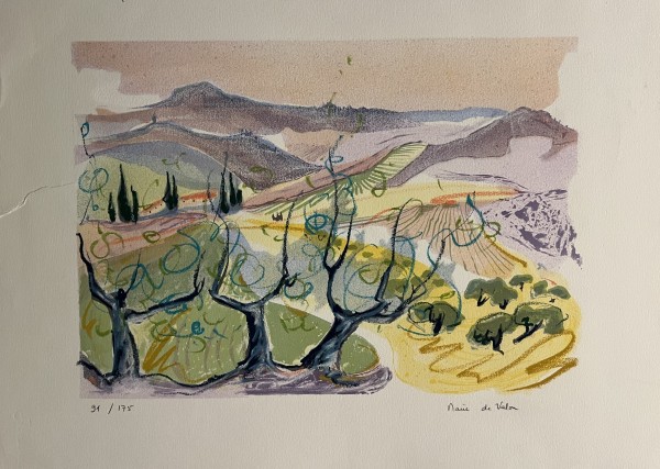 Unknown - Paysage Provençal by Marie de Valon