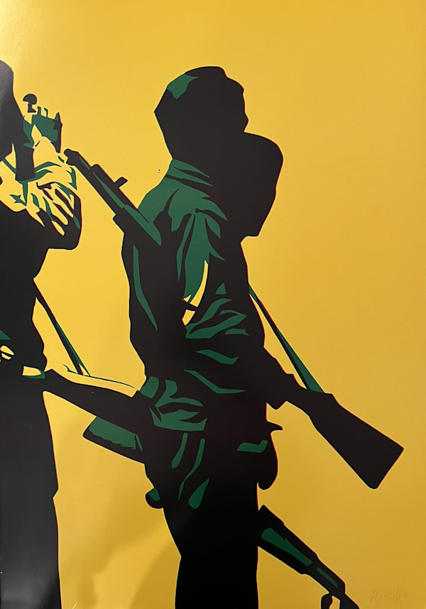 Le soldat by Bernard Rancillac