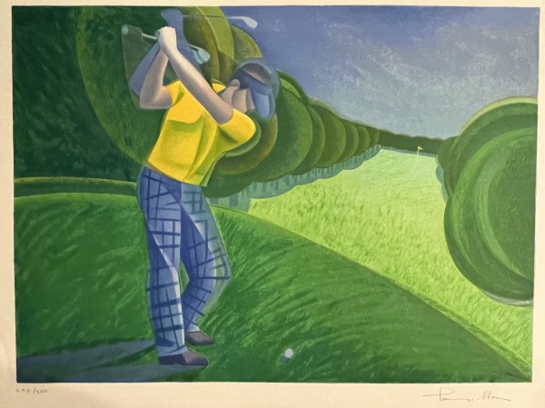 Le golfeur by Françoise Persillon