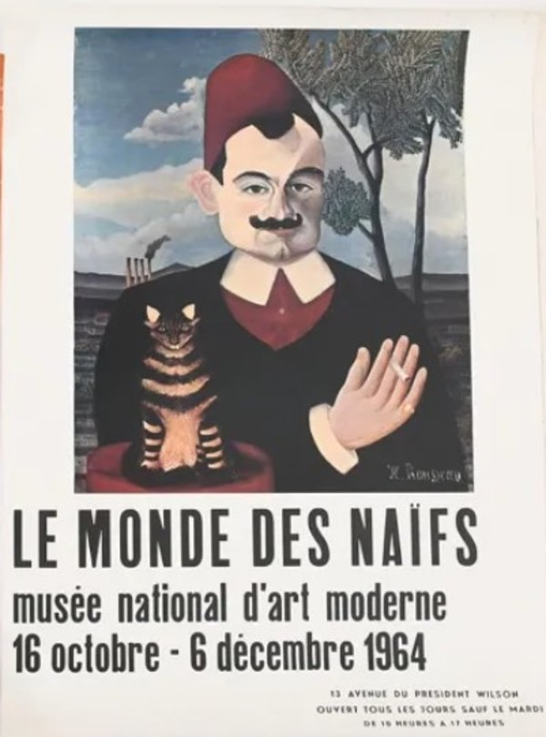 Le Monde des Naifs exhibition poster by Henri Julien Rousseau