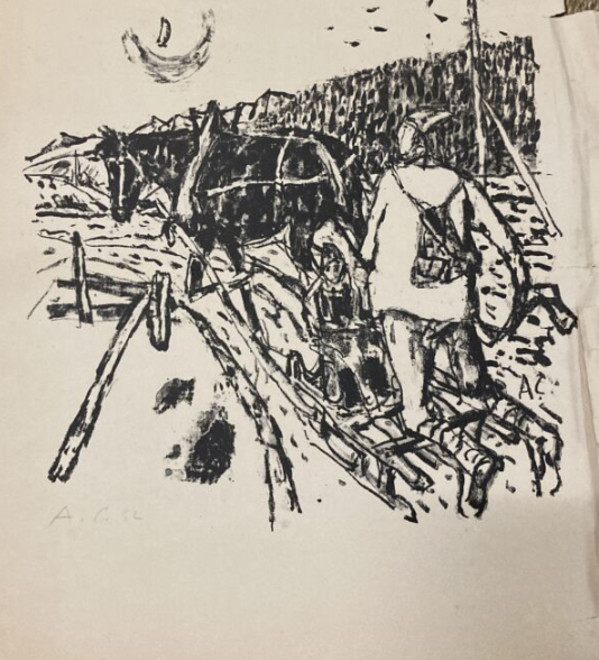 Der Hornschlitten by Alois Carigiet