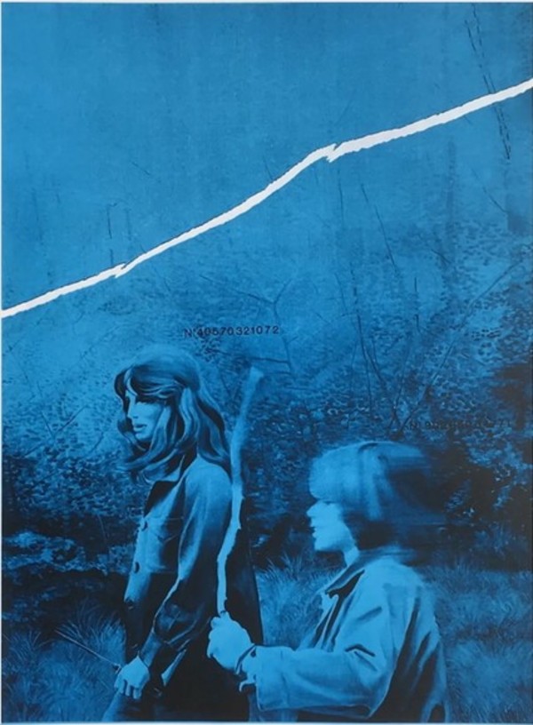 Antoine 1974 by Jacques Monory
