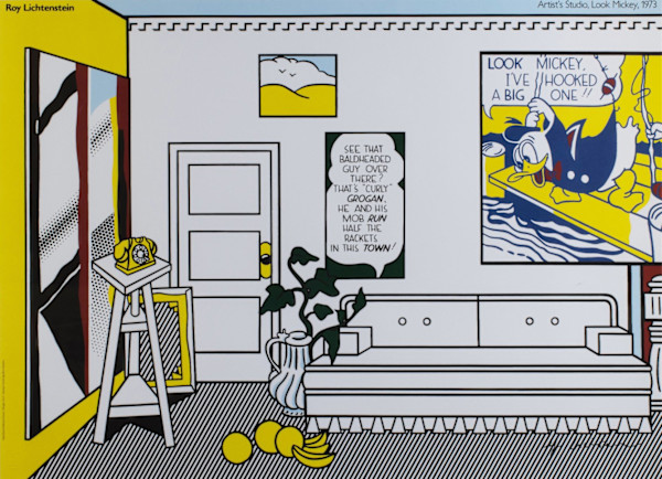 Artist's Studio - Look Mickey by Roy Lichtenstein