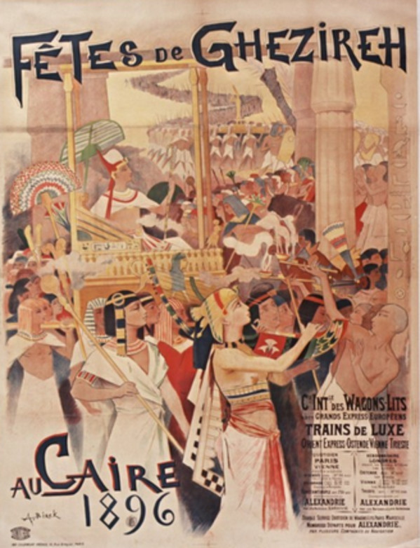 Fetes de Ghezireh Wagons Lits by Alphonse Birck