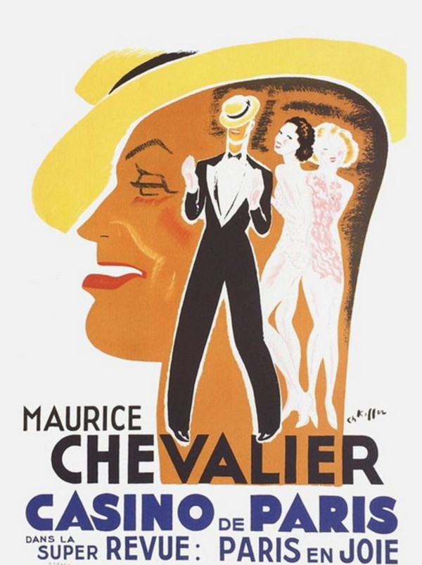 Poster Maurice Chevalier au Casino de Paris II by Charles Kiffer, Image 2.