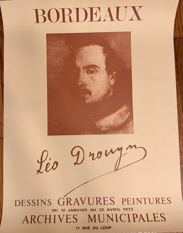 Leo Drouyn exposition Bordeaux Poster, Image 2.