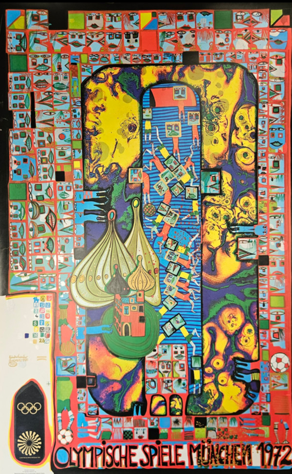 Olympische Spiele München 1972 by Friedensreich Hundertwasser