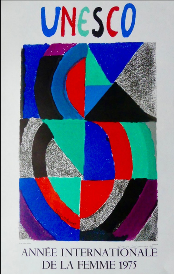 Unesco Annee internationale de la Femme Poster by Sonia Delaunay, Image 2.