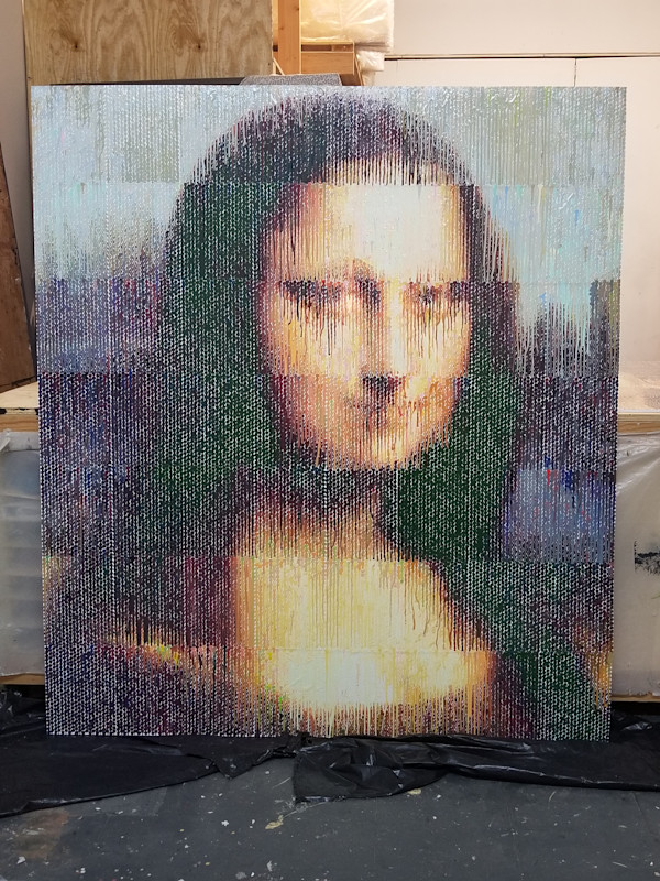 Mona Lisa Reflection by Bradley Hart Studio Inc