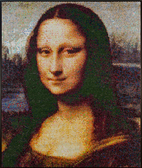 Mona Lisa Interpreted (injection) by Bradley Hart Studio Inc