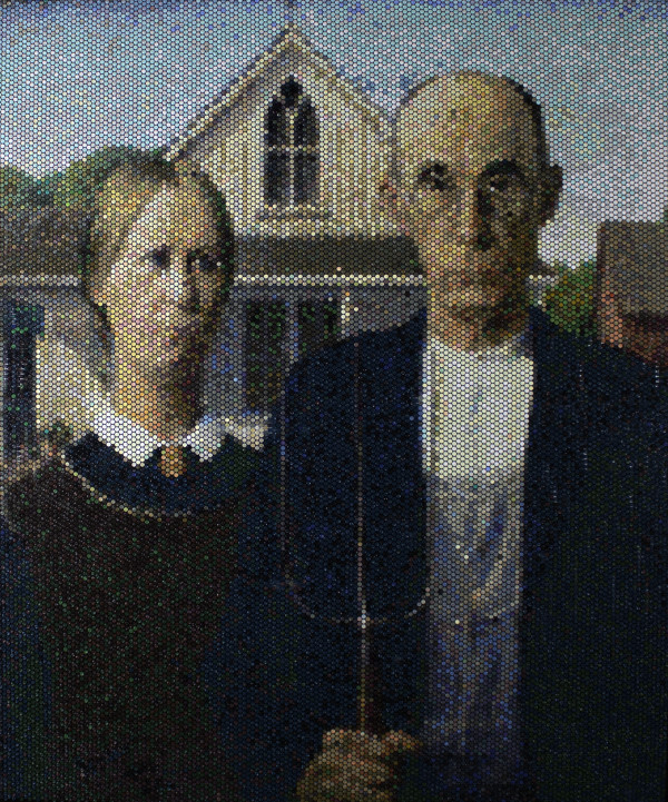 American Gothic Interpreted (injection) by Bradley Hart Studio Inc