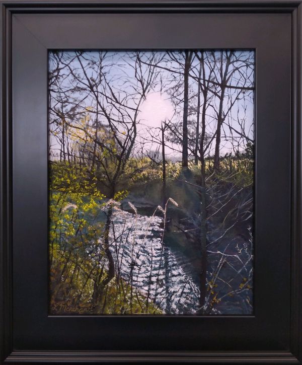 Spring Morning Creekside by Leanne Marchand