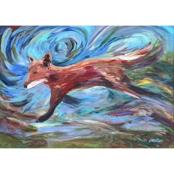 Curious Fox by Tamas Erdodi