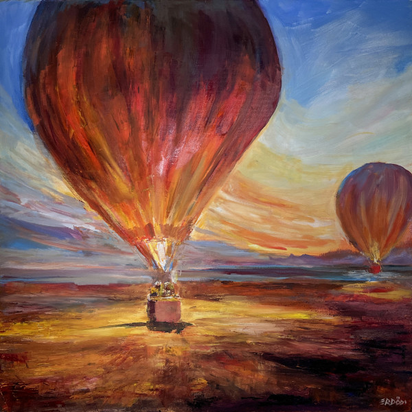 A086 Up To the sky - Balloon Fire by Tamas Erdodi