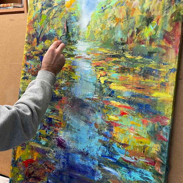 A020D Waterside - Maros 70x100 by Tamas Erdodi