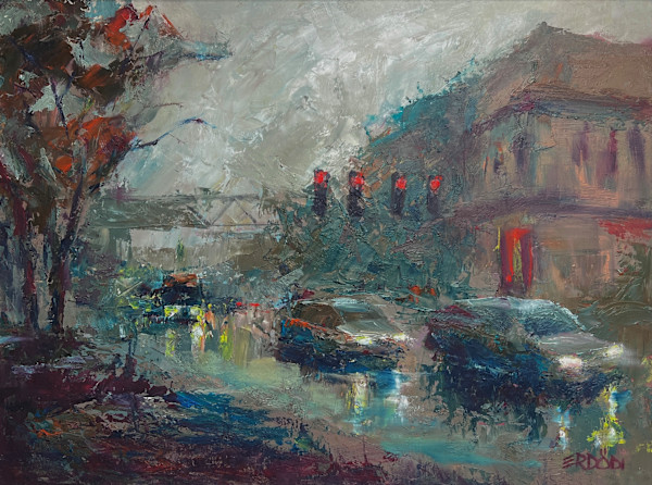 Rainy Morning Szeged by Tamas Erdodi