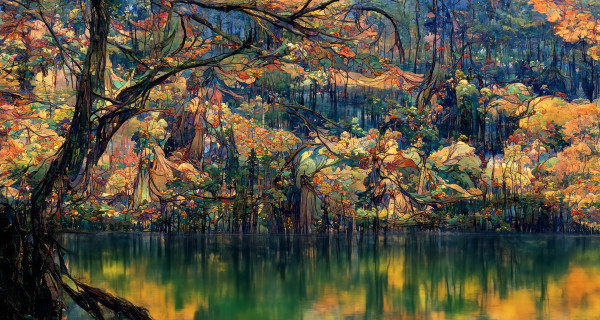 Lake Forest in Autumn by Mark Mrohs