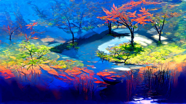 Japanese Water Garden #2 by Mark Mrohs