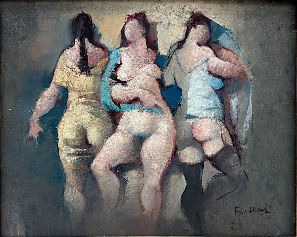 Tre ragazze by Paolo Frosecchi (1924-1991), Image 1.