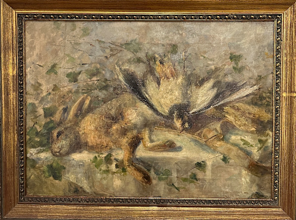 Cacciagione by Cesare Tallone (1853-1919)