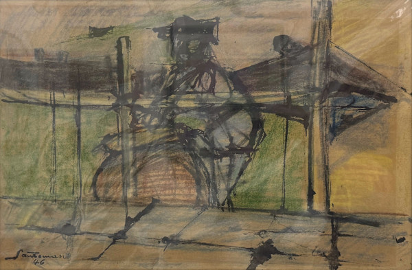 Lavori agresti by Giuseppe Santomaso (1907 - 1990), Image 1.