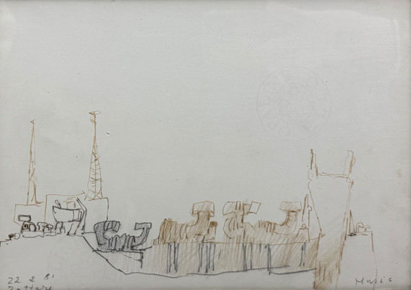 Le zattere by Anton Zoran Mušič (1909-2005), Image 1.