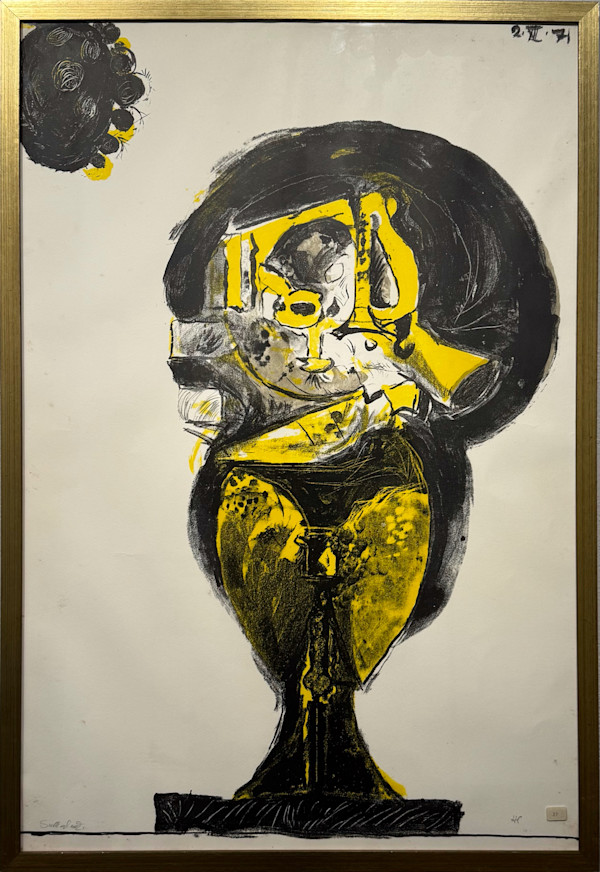 Standing rock form by Graham Sutherland (1903-1980)