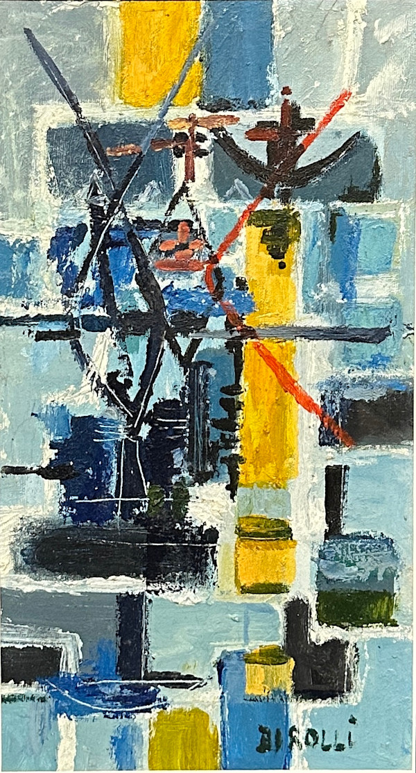 Senza titolo (Porticciolo) by Renato Birolli (1905-1959), Image 1.