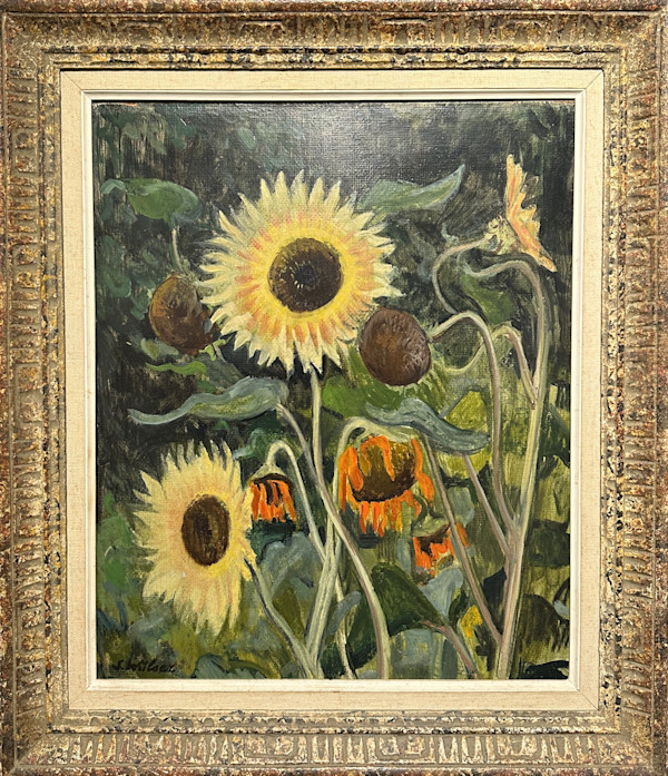 Girasoli (fiori) by Samuel Wülser (1897-1977)