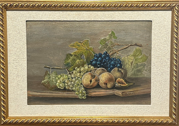Natura morta (frutta) by Gioacchino Galbusera (1870-1944)