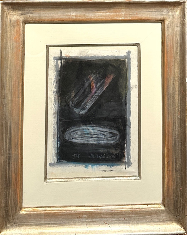 Ogiva che rientra dallo spazio / Avvenimento galattico by Edmondo Dobrzanski (1914-1997)