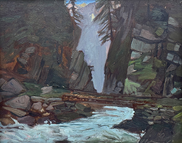 La cascata di Piora by Ettore Burzi (1872-1937), Image 1.