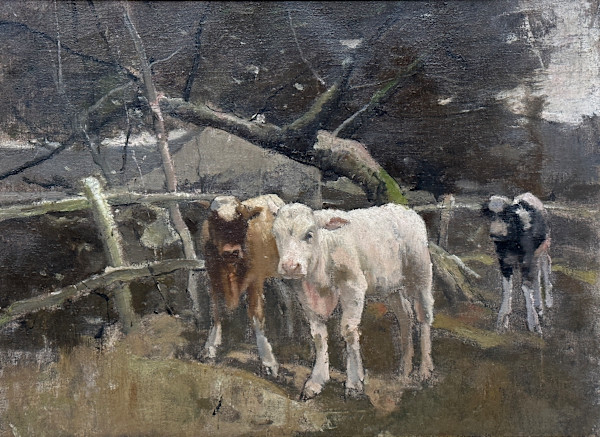 Al pascolo by Luigi Chialiva (1841-1914), Image 1.