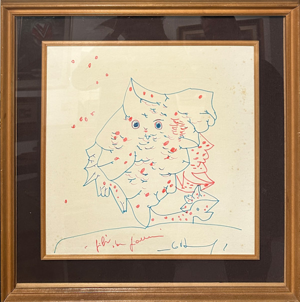 Gufi by Gianni Dova (1925 - 1991)