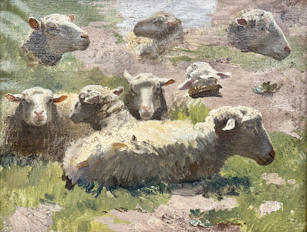 Pecore by Luigi Chialiva (1841-1914), Image 1.
