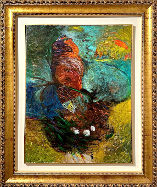 Tre uova nel nido by Gianni Dova (1925 - 1991), Image 1.