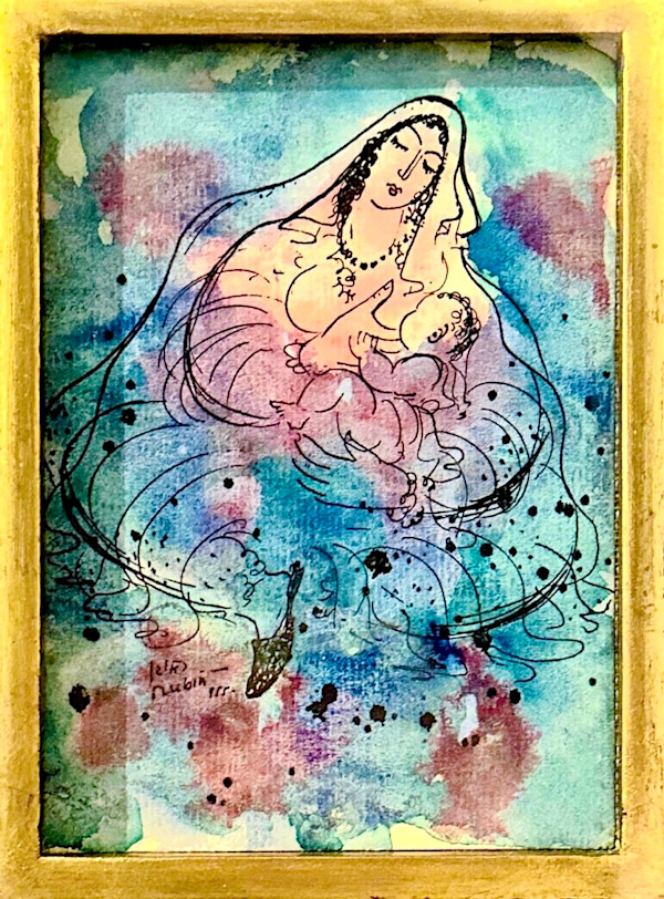 Mother and child by Reuven Rubin (1893-1974), Image 1.