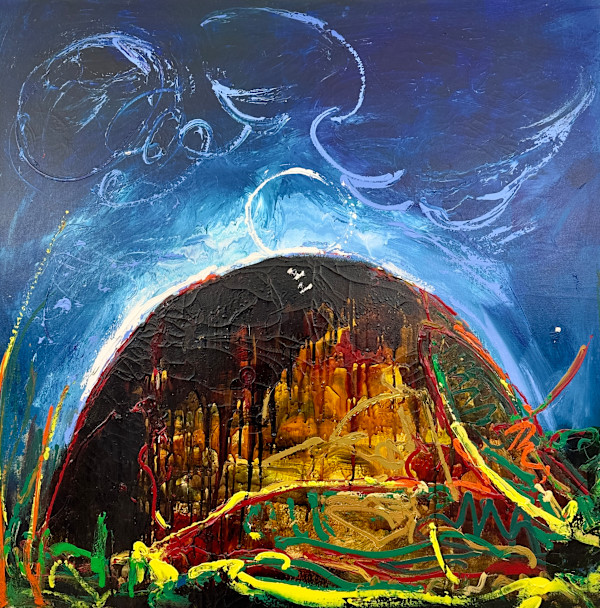 The Hill by Mario Schifano (1934-1998)
