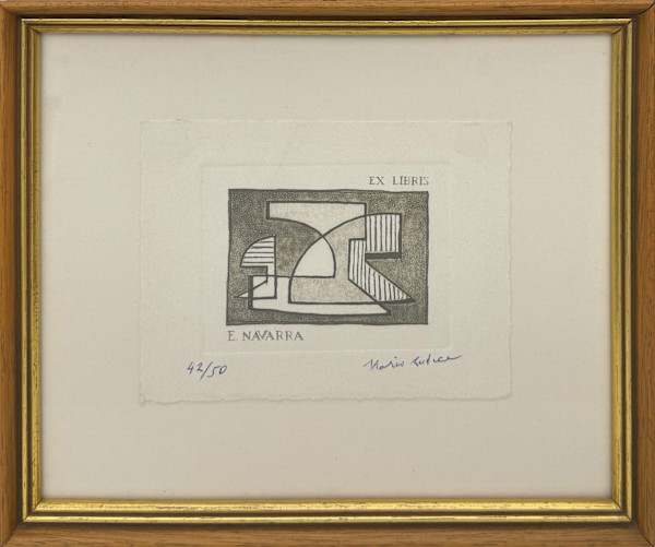 Ex Libris by Mario Radice (1898-1987), Image 1.