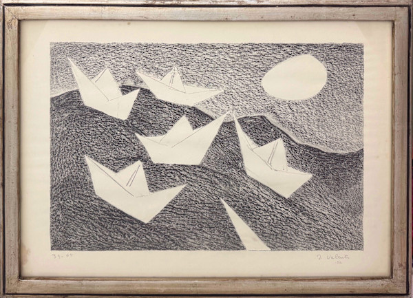 Le barchette by Italo Valenti (1912-1995), Image 1.