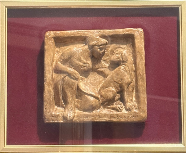Donna con cane by Eduard Spörri (1901-1995), Image 1.