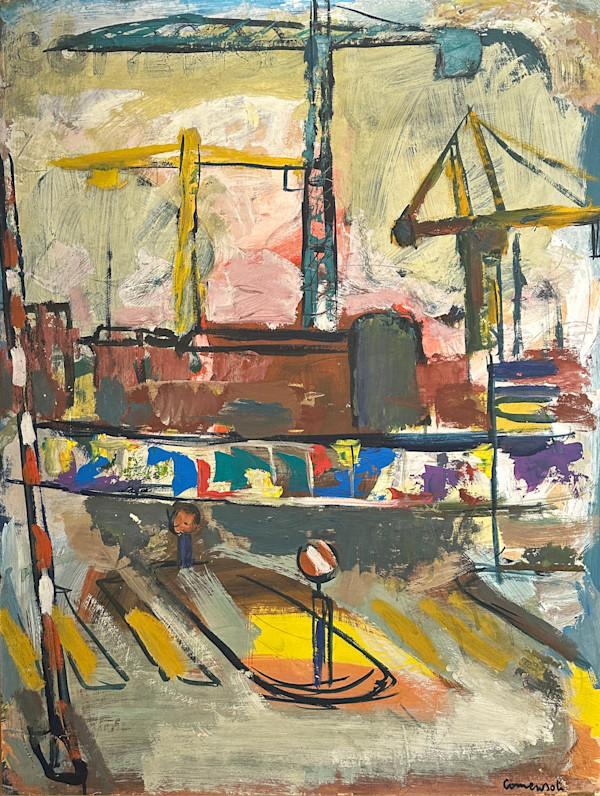 Senza titolo (Cantieri) by Mario Comensoli (1922-1993), Image 1.