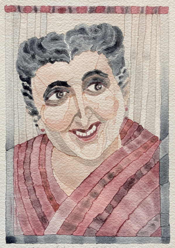 Indira Gandhi II by alice brickner