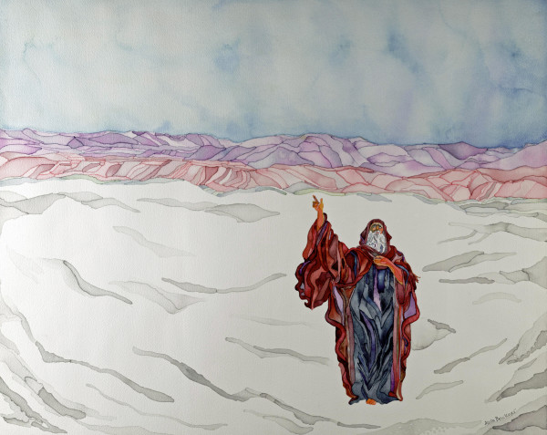 Moses in Desert by alice brickner