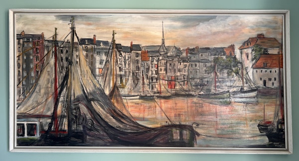 'Harbour Scene' by Joan Madge